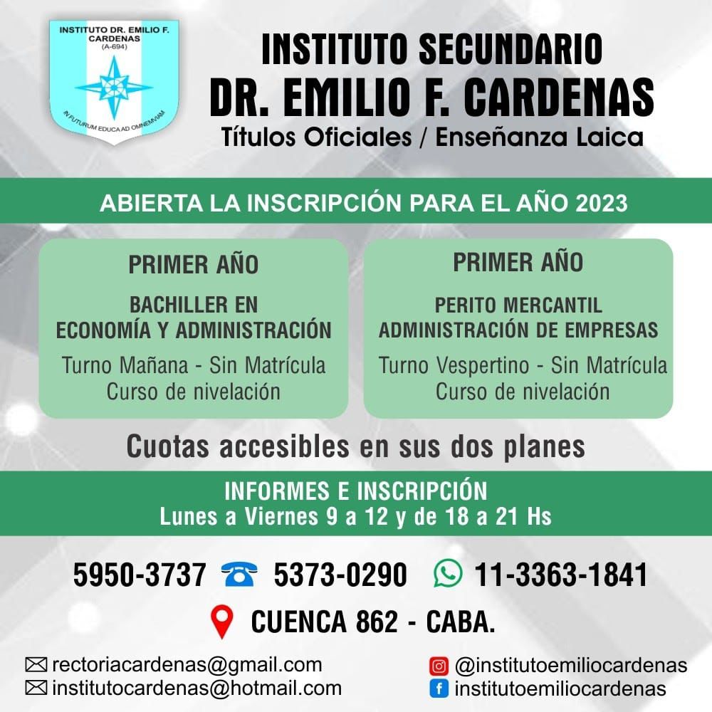 Emilio f. Cardenas